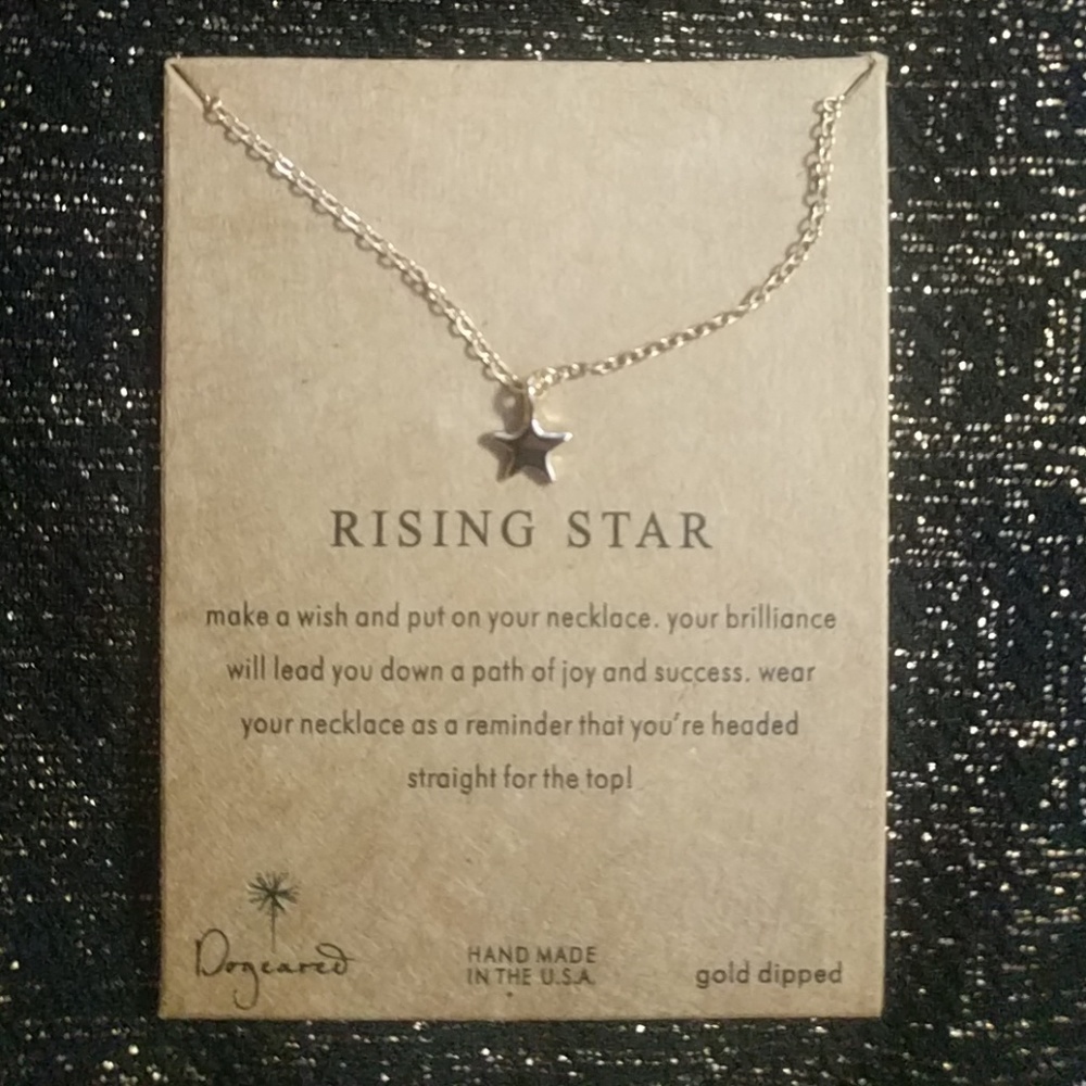 Rising Star Gold Dipped Charm Necklace